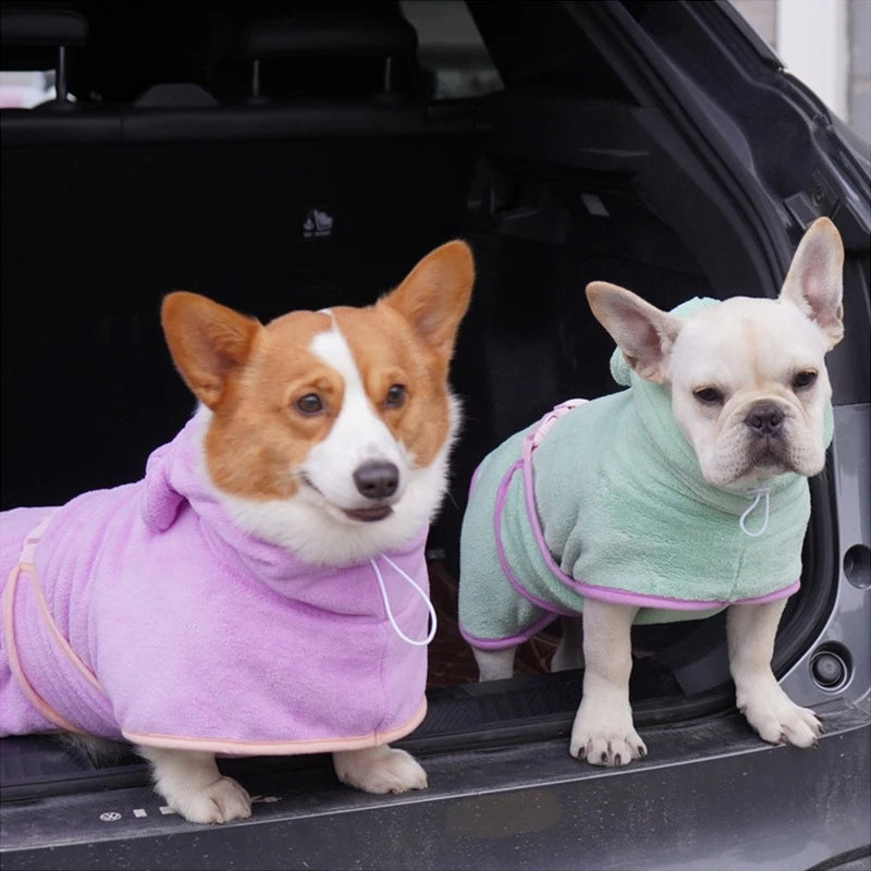 Zen Bath Robe | Bata Ligera y Ultra Absorbente para Perros y Gatos  Kioto.pet