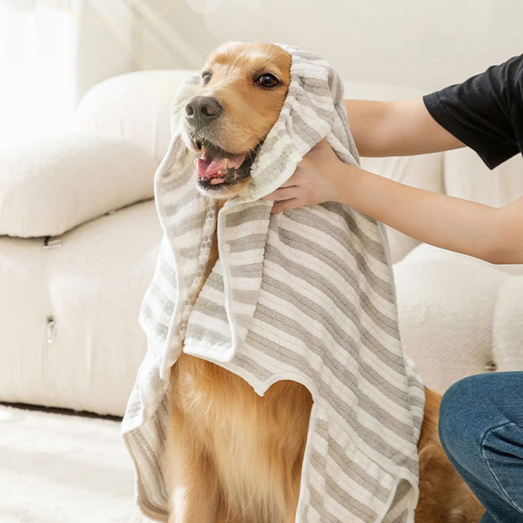 Toalla Ultra Absorbente Kioto.pet | Secado Rápido y Antibacterial para Perros y Gatos
