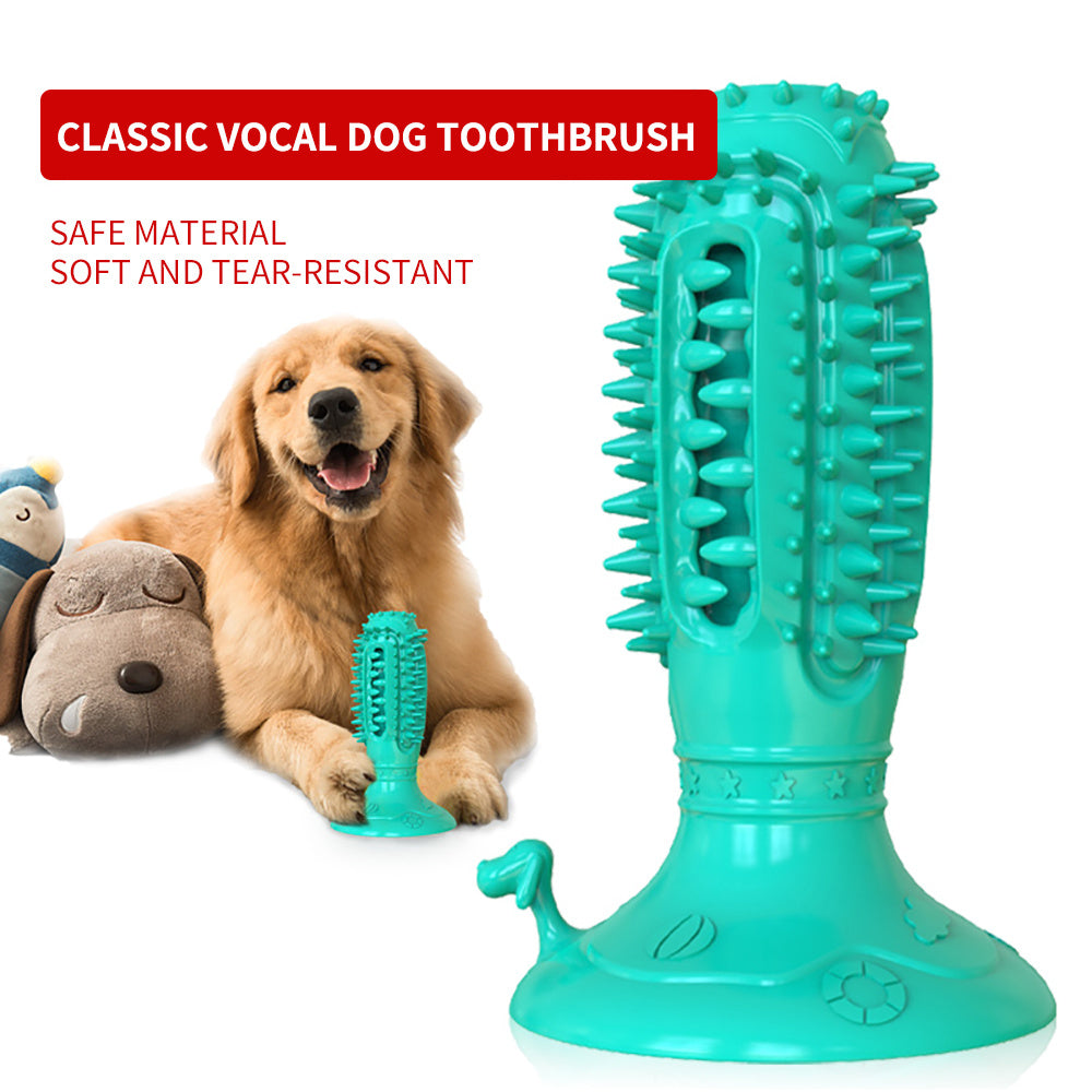 CleanPlay Brush™ | Juguete Interactivo y Cepillo Dental para Perros Kioto.pet