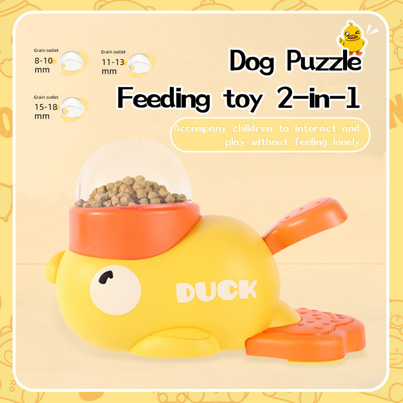 Puzzle Duck Feeder | Dispensador Interactivo de Comida para Perros y Gatos | Kioto.pet