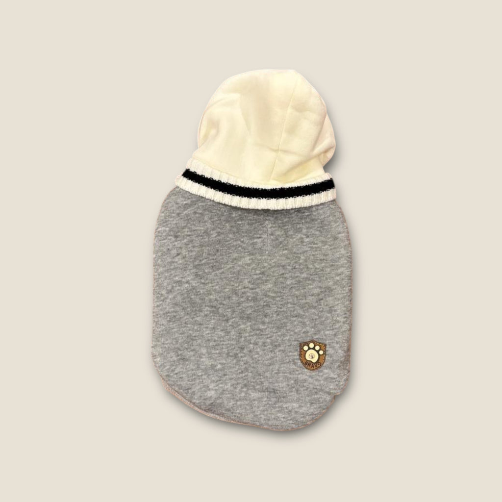 Sudadera Gris con Capucha | Kioto.pet