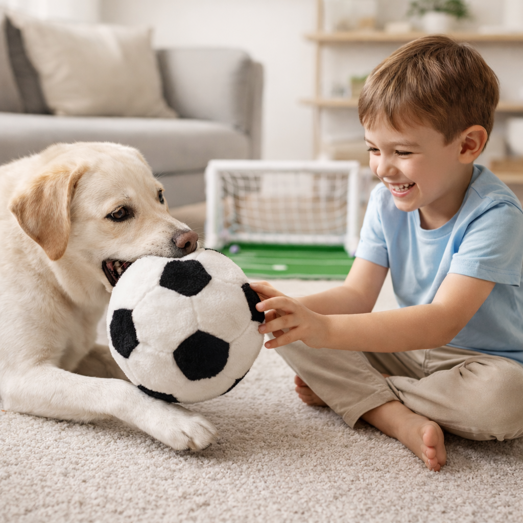 Balón de Fútbol de Peluche