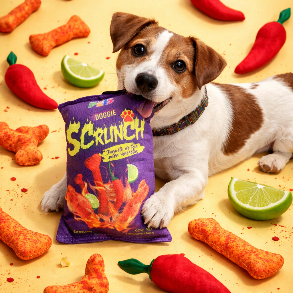 Juguete de Tela Doggie Scrunch