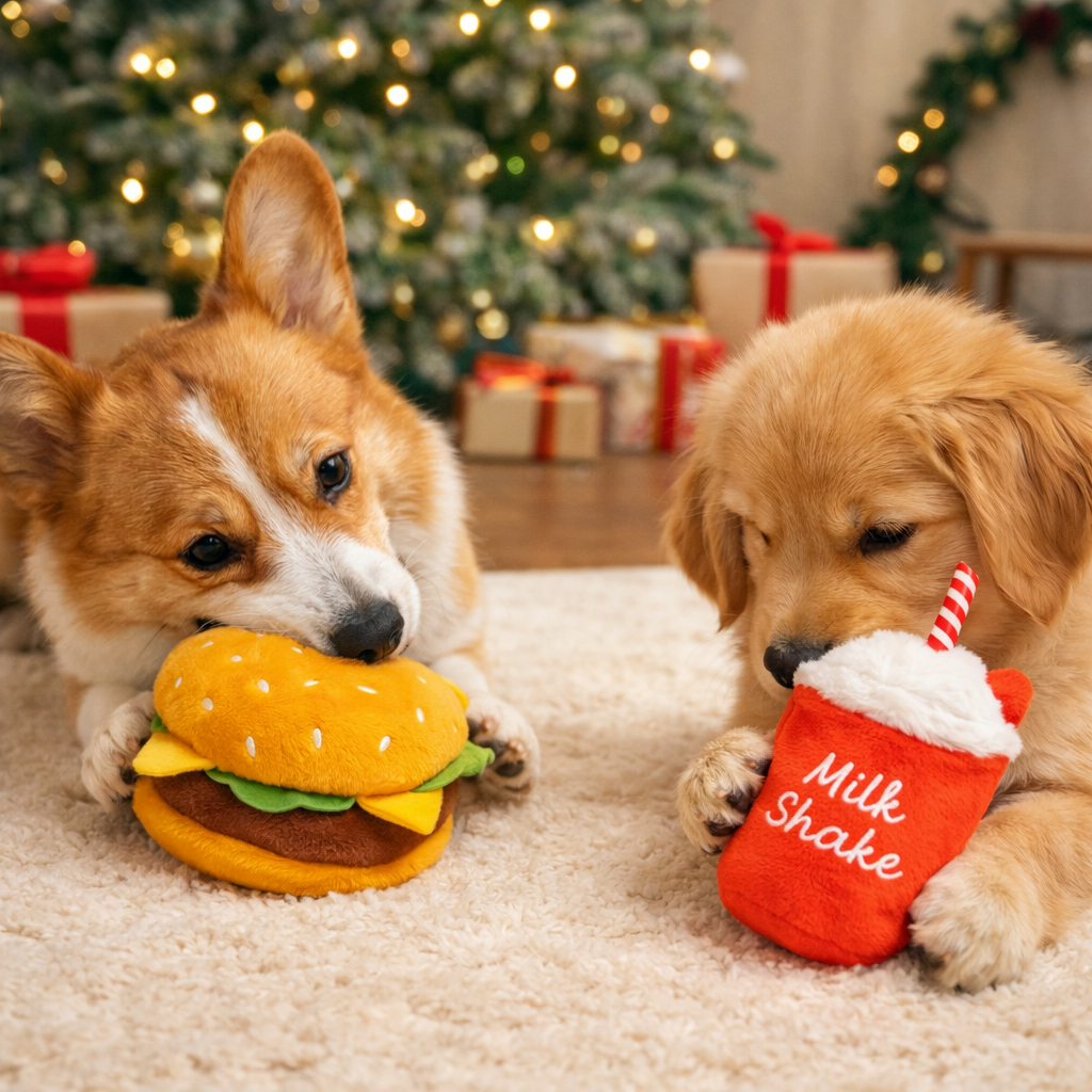 Set de Juguetes de Peluche Fast Food