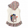 Vestido Erizo con Capucha y Olanes