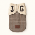 Abrigo Tweed con Cuello de Borrega