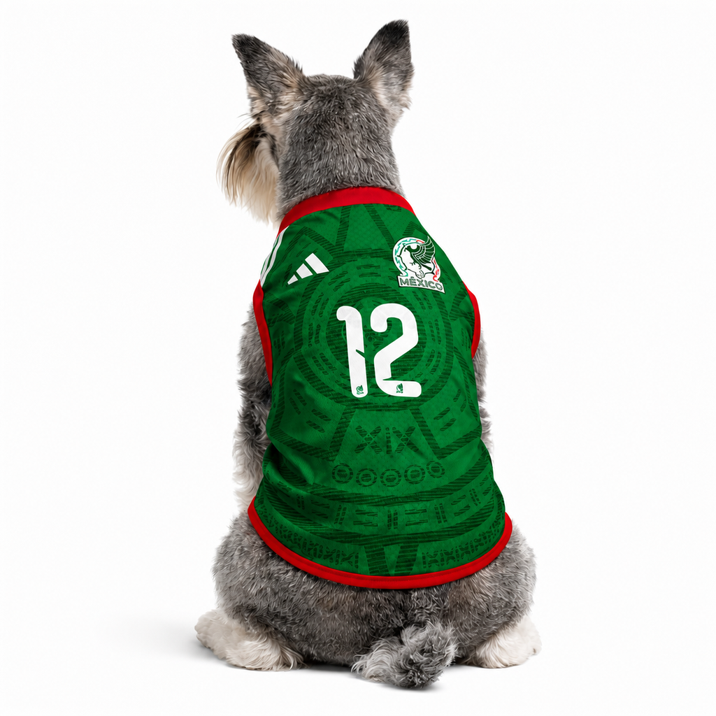 Combo Aficionado Mundialista 🇲🇽 | Jersey para perro + Chicharrón de Chile