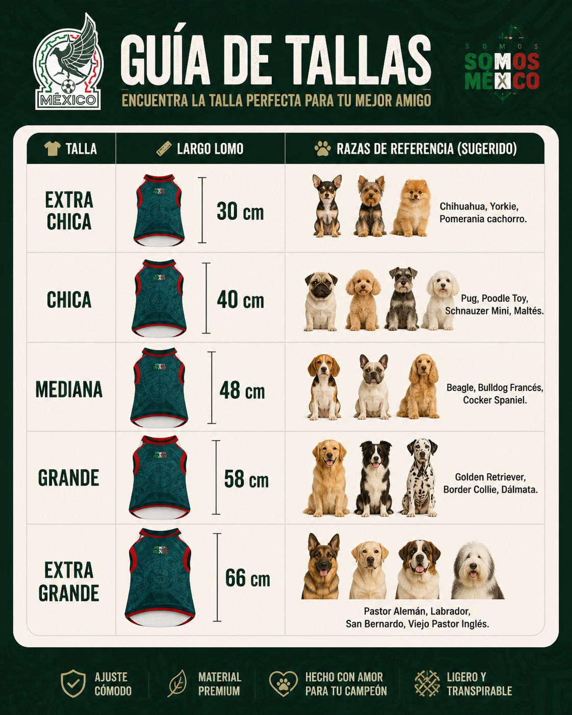 Combo Aficionado Mundialista 🇲🇽 | Jersey para perro + Chicharrón de Chile