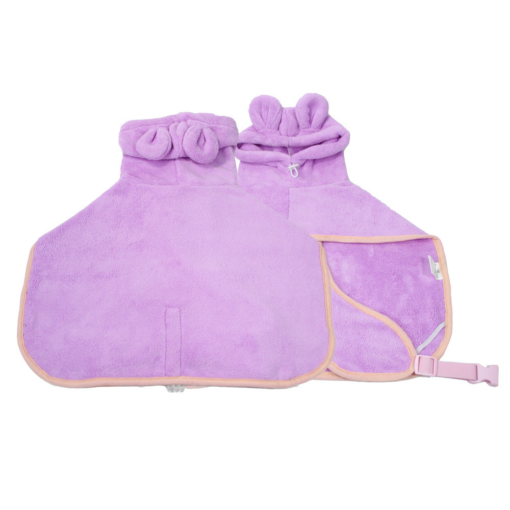 Zen Bath Robe | Bata Ligera y Ultra Absorbente para Perros y Gatos  Kioto.pet