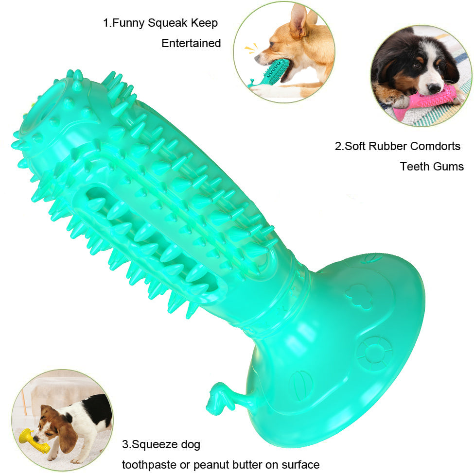 CleanPlay Brush™ | Juguete Interactivo y Cepillo Dental para Perros Kioto.pet